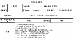 双港片区停助学生雷慧平